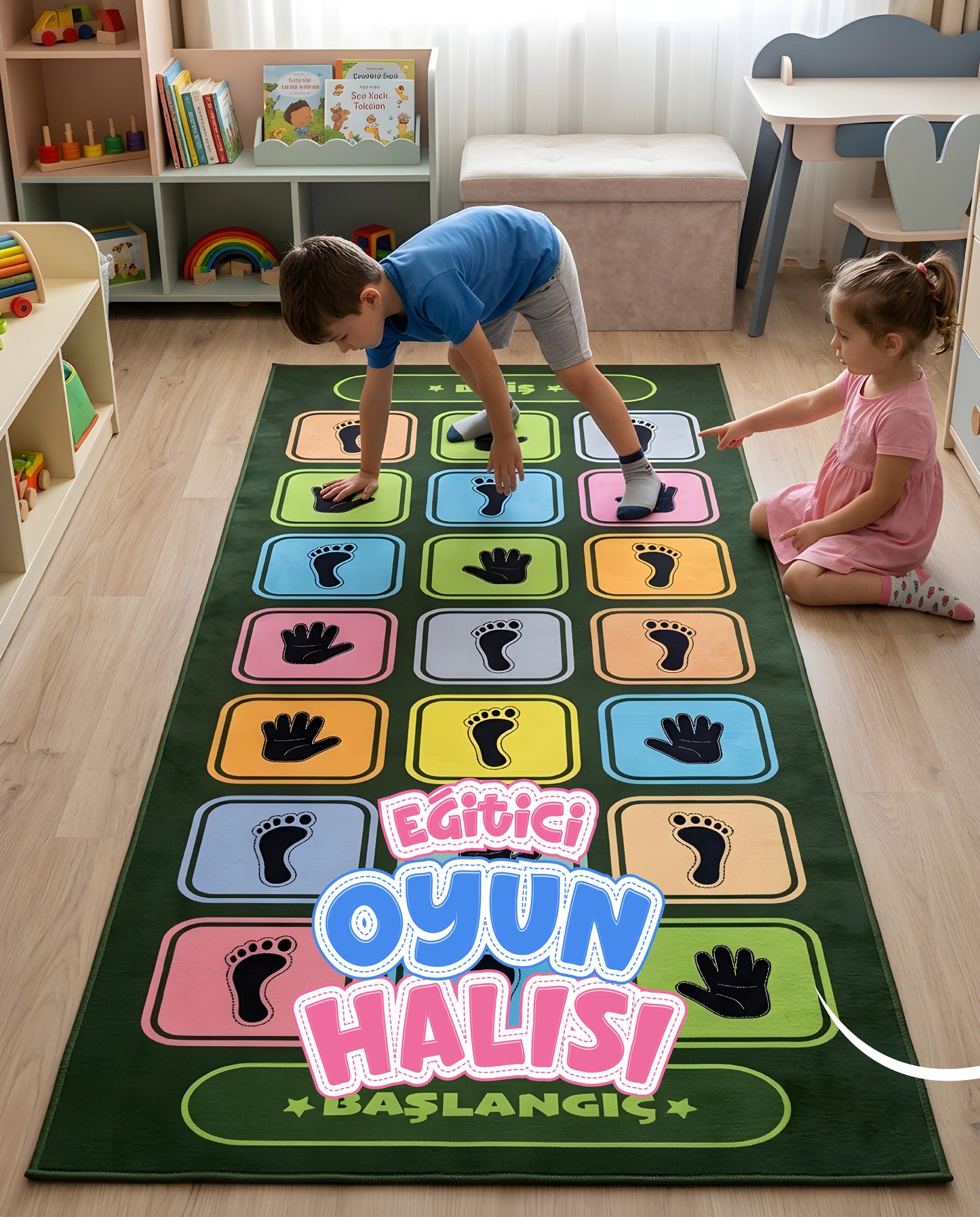 Dikkat ve Odaklanmayı Arttıran İnteraktif Oyun Halısı