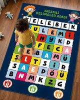 Gizemli Kelimeler Adası Oyun Halısı